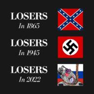 1865 1945 2022 ack bloodshot_eyes confederate flag:confederate_states_of_america flag:nazi_germany flag:russia germany glasses nazi_germany nazism open_mouth russia russia_lost russo_ukrainian_war tranny ukraine united_states vatnik // 1000x1000 // 192.4KB