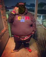 black_skin discord fat firearm gun irl jimbo_(namefag) meta:namefags money obese variant:alicia // 495x619 // 149.9KB