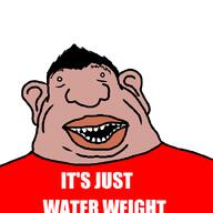 amerimutt black_sclera brown_skin ear fat hair mutt_lips nas:amerimutt nikocado_avocado red_shirt text white_background // 600x600 // 14.8KB