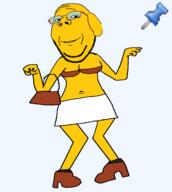 booba boots bra dog glasses high_heels janny purse series:slutjaks skirt subvariant:slutjak subvariant:wholesome_soyjak tits variant:gapejak yellow_skin // 2560x2860 // 345.8KB