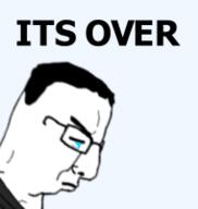 closed_eyes clothes crying glasses hair its_over sad soyjak text variant:chudjak // 190x200 // 15.9KB