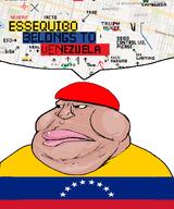 beret black_text essequibo flag:venezuela hugo_chávez nicolás_maduro pixel_art postal postal_3 red_text spanish_text text truth_nuke variant:meximutt venezuela wplace // 1000x1200 // 623.9KB