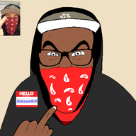 bandana brown_skin clothes eyes hello_my_name_is_(sticker) hoodie meta:namefags middle_finger name_tag odessanbvll(namefag) rage variant:slitherjak // 500x500 // 67.2KB