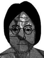 black_skin coal glasses hair nose stubble variant:lennonjak // 382x501 // 113.8KB