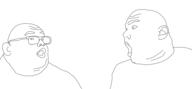 ear fat glasses open_mouth soyjak variant:unknown // 1907x886 // 142.9KB