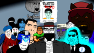 background balaclava bloodshot_eyes brown_skin closed_mouth clothes dap_chhuon(user) doom_(game) doomguy dunchenman_(user) front_facing gill_koyim_(namefag) glasses h3k_(user) hat jewish_nose jimbo_(namefag) joariano_(user) judge_gem_(namefag) lapis_lazuli_(user) looking_at_you meta:namefags moistpepper_(user) mossad mucus open_mouth smoot_(user) soyton_(user) stubble subvariant:chuzjak subvariant:perceptive_chud swat swatted_(user) thales_(user) trevor(user) variant:alicia variant:chudjak variant:cobson variant:feraljak variant:ishish_soyak_ears variant:kuzjak variant:markiplier_soyjak variant:soyak veiron_(user) video_game white_skin yellow_teeth // 3840x2160 // 1.5MB