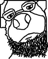 animal closed_mouth discord_dog dog ear glasses snout soyjak stubble variant:unknown // 211x258 // 6.8KB