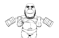 barbell biting_lip character:rapeson fat gynaecomastia lazy_ms_paint_shitpost ms_paint subvariant:hornyson subvariant:hornyson_front variant:cobson vein weightlifting workout // 590x382 // 12.6KB