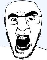 angry glasses meta:not_a_fucking_duplicate open_mouth stubble teeth teeth_showing template transparent_background variant:godjak vectorized // 1000x1255 // 111.3KB