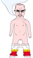 balding country flag flag:lesser_poland full_body glasses hair lesser_poland naked nazism nsfw penis poland polish_text quote skinhead small_penis soyjak speech_bubble speech_bubble_empty subvariant:chudjak_front subvariant:obsessedchud swastika text underpants variant:chudjak voivodeship white_skin // 1092x1911 // 53.9KB