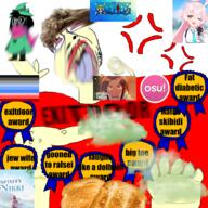 ack ackjak anger_anger anime award awards bloodshot_eyes blue_archive brap braphog bread crying cun cunny curly_hair deltarune diabetes dolphin exitdoor fart fat foot fullanarchy gassy genshin glasses gooner gooning green_gas hang homosexual hoshino if_my_wife_becomes_an_elementary_school_student infinity_nikki japan lolcow lolicon luffy monkey_d_luffy nikki one_piece open_mouth osu otaku pedophile pride_flag ralsei red_shirt retard rope skibidi slop sloppa sloppy southerner soyjak sperg stinky suicide theodore toast toby_fox toes tongue tranny trend:slopjak undertale variant:bernd video_game // 2000x2000 // 2.5MB