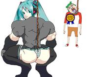 4chan anime award bloodshot_eyes blue_hair broly_culo captcha crying glasses green_hair hair hanging hatsune_miku open_mouth panties rope soyjak stubble variant:bernd yotsoyba // 1700x1400 // 390.1KB