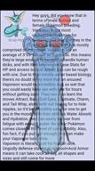 4chan antenna bloodshot_eyes blue_skin calm closed_mouth crazed ear glasses greentext music pokemon pokemon_dppt red_eyes reddit smile sound soyjak stretched_chin stretched_mouth stubble subvariant:longplier vaporeon variant:markiplier_soyjak vein wrinkles // 480x854, 75s // 1.5MB