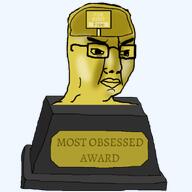 award closed_mouth glasses most_obsessed_award rent_free sign statue text trophy variant:chudjak // 1080x1080 // 247.2KB