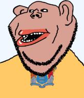 1776 amerimutt black_sclera brown_skin clothes cornucopia ear flag flag:new_jersey food fruit hair lips mutt new_jersey open_mouth plow soyjak state stubble subvariant:impish_amerimutt text transparent_background united_states variant:impish_soyak_ears // 685x800 // 67.2KB