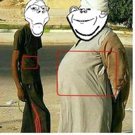 beard ear fat glasses hungry irl_background islam shia skinny smile starving stubble subvariant:wholesome_soyjak teeth turban variant:gapejak variant:impish_soyak_ears wholesome // 1125x1125 // 270.9KB