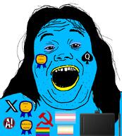 anti_ai artist award communism eyes faggot flag:gay_pride_flag flag:minor_attracted_person flag:transgender_pride_flag hair looking_at_you map_(pedophile) open_mouth pedophile queen_of_spades retard tranny twitter variant:alicia xitter // 620x687 // 94.0KB