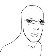 Variant:white_drake celebrity closed_mouth drake glasses rap rapper soyjak stubble // 491x537 // 6.8KB