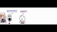 canada flag flag:canada flag:japan flag:netherlands flag:serbia glasses hand int_(4chan) japan meds open_mouth phone serbia soyjak stubble text trollface variant:markiplier_soyjak // 1280x720, 11.2s // 801.2KB