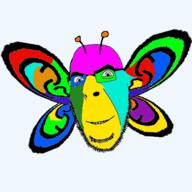 animal antenna bug butterfly colorful ear full_body glasses series:animaljaks smile soyjak stubble variant:cobson wing // 600x600 // 55.6KB