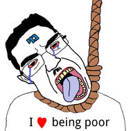 bloodshot_eyes crying glasses goy hanging heart hebrew_text i_love mustache open_mouth rope soyjak subvariant:patrick suicide variant:chudjak // 928x918 // 287.9KB