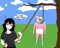 2trannies GEMERALDIEST_COMMENTS_SECTION💎💎💎ENTER_AS_YOU_PLEASE💎💎💎 bloodshot_eyes crying fembooru fembooru_(user) friendly_fire hanging hanging_troonjak long_ass_comment_section meta:OP_here_I_forgot_to_mention_that_I'm_trans meta:self_hate open_mouth rope self_hate soyjak suicide tongue tranny tranny_artstyle tranny_murder troonella variant:bernd // 1727x1400 // 1.3MB