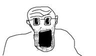 ear glasses open_mouth soyjak stubble variant:unknown // 725x428 // 18.9KB