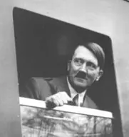 adolf_hitler greyscale irl irl_background meta:not_oc nas:leebait train window // 222x235 // 13.5KB