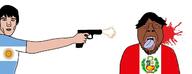 argentina argentinian argentinian_flag blood blood_splatter flag:argentina flag:peru peru peruvian shooting soyjak // 1280x491 // 49.8KB