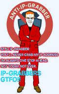 ginger green_eyes ip red_suit smile smilling subvariant:chudjak_front text transparent_background variant:chudjak // 4272x6760 // 5.9MB