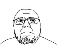 animated bernd_schmidt closed_mouth glasses neutral open_mouth soyjak stubble transformation variant:bernd // 1132x1000 // 1.8MB