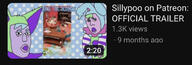 animal_ears eyelashes girl neon pink_skin purple_skin red_lips silly_hat sillypoo soy_parody soyjak variant:two_pointing_soyjaks // 654x222 // 124.0KB