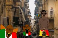 3soyjaks flag:italy insects italy meta:leaky penis piss roach subvariant:chudjak_front uop_is_a_mindbroken_pajeet_retard_who_is_obsessed_with_itaryans variant:angry_soyjak variant:chudjak variant:markiplier_soyjak // 800x534 // 612.6KB