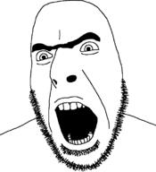 angry artist:sectionalism open_mouth stubble template unibrow variant:cobson // 721x789 // 21.8KB