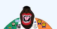 angry artist:jimbo atheism award beard big_lips big_nose black_skin boylover_symbol brown_skin esl glasses hair hippopotamus ireland irish_flag map_(pedophile) meta:op_took_a_selfie_of_xerself mick_(namefag) mick_is_a_whinny_atheistcuck nambla nigger open_mouth pedophile red_lips soyjak spade trans_rights transgender_flag transheart trend:jartycuck variant:hippojak yellow_sclera // 2326x1211 // 174.8KB