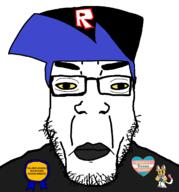 award blue_hair flag:transgender_pride_flag furfag furry op_is_a_retarded_lazy_faggot_for_not_tagging_his_own_shit roblox series:esl_pedo_league subvariant:chudplier tranny variant:chudjak variant:markiplier_soyjak yellow_sclera // 1215x1300 // 117.1KB