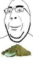 closed_mouth glasses herb merge smile soyjak stubble subvariant:wholesome_soyjak variant:cobson variant:gapejak // 1080x1920 // 647.2KB