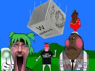 4chan angry black_shirt challenge clover communism dark_skin doug_walker israel jewish_nose landscape neuralizer nostalgia_critic randomizer red_skin sandwich text tungsten variant:chudjak variant:gapejak variant:meximutt variant:nostaljak // 1800x1362 // 1.5MB