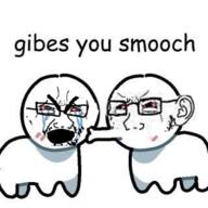 crying ear glasses kiss stubble tranny_artstyle variant:cryboy_soyjak variant:soyak // 320x320 // 92.2KB