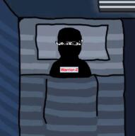 Warrior-Z(user) balaclava bed bedroom blanket brown_skin chud closed_mouth clothes ear glasses hair hamas jihad jihadist shitskin soyjak subvariant:chudjak_front tags variant:chudjak // 588x590 // 130.5KB