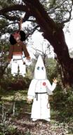 black_skin hanging irl_background kkk klu_klux_klan lynching queen_of_hearts subvariant:soyniqua variant:soytan // 556x1024 // 1.0MB