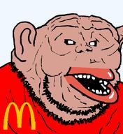 amerimutt clothes ear mcdonalds mutt mutt_lips red_lips red_shirt series:fusionjaks series:muttverse tan_skin variant:et // 625x682 // 74.8KB