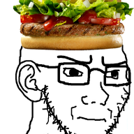 clothes ear frown glasses hamburger hat irritated soyjak stubble subvariant:soyak_(irritated) variant:soyak // 632x900 // 310.4KB