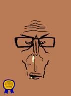 award booger brown_skin euromutt glasses hair most_obsessed_faggot_award mustache open_mouth rectangle shape shapes soyjak square subvariant:euromutt text variant:markiplier_soyjak // 594x797 // 26.7KB