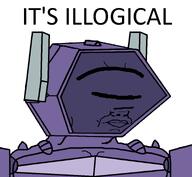 alien angry armor chud closed_mouth cyclops decepticon evil eyebrows eyes_closed fixed horn its_over one_eye sad scientist shockwave_(transformers) text variant:chudjak white_background yellow_eye // 945x870 // 12.7KB