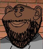 balding beard black_skin closed_mouth clothes ear george_floyd hair hoodie irl_background lips nigger series:saint_floyd soyjak subvariant:impluffare variant:impish_soyak_ears variant:pissluffare // 604x677 // 132.2KB