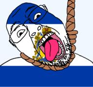 ack animal bird crown dead eagle flag flag:kherson_oblast glasses hair hanging kherson_oblast open_mouth plant rope russia skin soyjak stubble suicide teeth tongue transparent transparent_background ukraine variant:bernd white yellow_teeth // 768x719 // 85.2KB