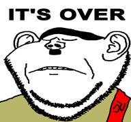 adolf_hitler closed_eyes clothes ear frown hair its_over mustache nazism soyjak stubble swastika text uniform variant:impish_soyak_ears // 688x641 // 87.9KB