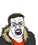 angry glasses oc open_mouth parka profile_picture thub_(user) variant:feraljak // 559x653 // 57.4KB