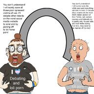 2soyjaks autistic_thunderdome breadtube coaxed_into_a_snafu current_thing debate earring fat flag:palestine flag:transgender_pride_flag flag:ukraine gynaecomastia horseshoe_theory i_love jeffrey_epstein kiwifarms loli male map_(pedophile) pedophile redraw skinhead swastika variant:shirtjak vaush // 1232x1225 // 247.9KB